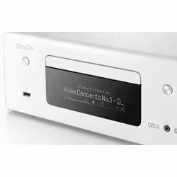 Denon RCD-N11DAB Lecteur CD Hi-Fi Blanc