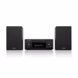 Denon N-12DABBKE2, Noir, 1 disques, 65 W, 2-voies, DAB, DAB+, FM, 87,5 - 108 MHz