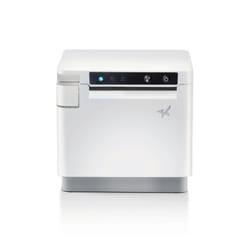 Star Micronics mC-Print3, Thermal, 3in, Cutter, Ethernet (LAN), USB, CloudPRNT, White, EU & UK, PS60C Power Supply included Avec fil &sans fil Thermique directe Imprimantes POS