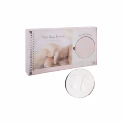 Album de Naissance avec Boîte à Empreinte Rose Atmosphera Offrez un joli souvenir de naissance avec le coffret album photos E ...