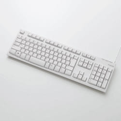 Elecom TK-FCM062 clavier USB Japonais Blanc