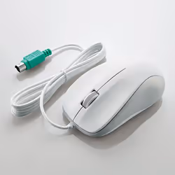 Elecom M-K6P2RRS, Ambidextre, Optique, PS/2, 1000 DPI, Blanc