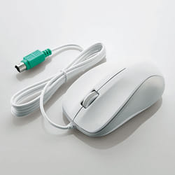 Elecom M-K6P2RRS souris Ambidextre PS/2 Optique 1000 DPI