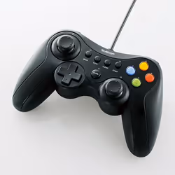 Elecom JC-U3613M, Manette de jeu, PC, Xbox 360, Touche Retour, Touche d’effacement de la mémoire, Croix directionnelle, Bouto ...