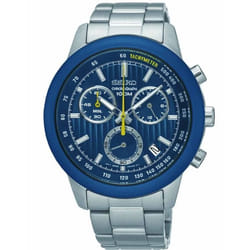 SEIKO HOMME 40MM BRACELET & BOITIER ACIER INOXYDABLE QUARTZ MONTRE SSB207