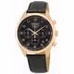 Montre - Seiko - SSB296P1 - Cuir Noir - 42.5mm - Quartz - Analogique
