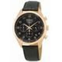 Montre - Seiko - SSB296P1 - Cuir Noir - 42.5mm - Quartz - Analogique