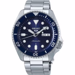 Montre - Seiko - 5 Sport - Automatique - Acier inoxydable - Cadran bleu