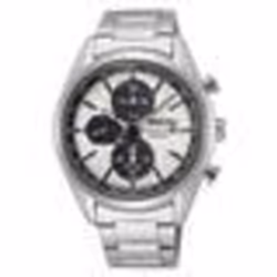 Montre Seiko acier chrono Macchina Sportiva collection sport - SEIKO - Homme - Mouvement Solaire - Verre saphir