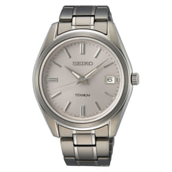 Seiko SUR369P1 montre Montre bracelet Mâle Quartz Titane