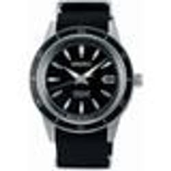 Montre - SEIKO - Présage 60s - Automatique - Cuir et Nato noir - Vintage
