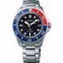 Montre - SEIKO - Prospex solaire divers 200 - Étanche 200m - Cadran noir - Bracelet acier