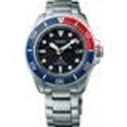 Montre - SEIKO - Prospex solaire divers 200 - Étanche 200m - Cadran noir - Bracelet acier