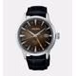 Montre - SEIKO - Presage Cocktail GMT - Cuir Marron - Automatique - Verre Saphir