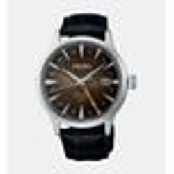 Montre - SEIKO - Presage Cocktail GMT - Cuir Marron - Automatique - Verre Saphir