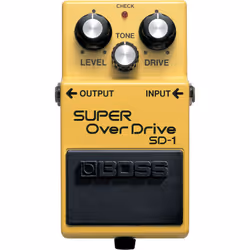 Roland SD-1, Pédale d'expression, Marron, Guitare, -20 dB, 1000000 Ohm, 1000 Ohm