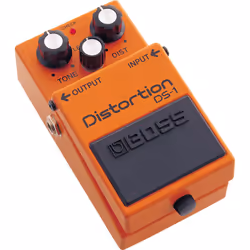 BOSS DS-1 pédale d'effets Pédale d'expression Orange, Jaune