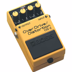 BOSS OS-2 pédale d'effets Pédale d'expression Noir, Jaune