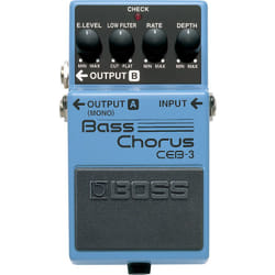 BOSS CEB-3 pédale d'effets Pédale d'expression Noir, Bleu