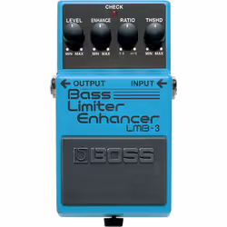BOSS LMB-3, Pédale d'expression, Noir, Bleu, Guitare, -20 dB, 1000000 Ohm, 1000 Ohm