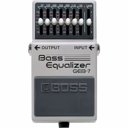 BOSS GEB-7, Pédale d'expression, Noir, Gris, Guitare, -20 dB, 1000000 Ohm, 1000 Ohm