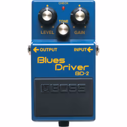 Boss Audio Systems BD-2, Pédale d'expression, Noir, Bleu, Guitare, -20/0 dB, -20 dB, 1000000 Ohm