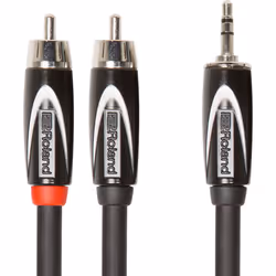 Roland RCC-5-352R, TRS 3,5 mm, Mâle, 2 x RCA, Mâle, 1,5 m, Noir