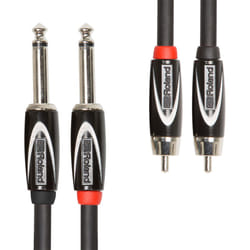 Roland RCC-15-2R28 câble audio 4,5 m 2 x 6,35 mm 2 x RCA Noir