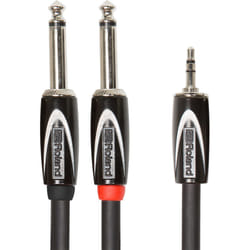 Roland RCC-10-3528 câble audio 3 m 2 x 6,35 mm 3,5mm Noir