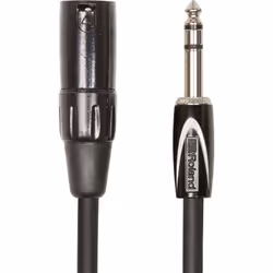 Roland RCC-10-TRXM, 6,35 mm TRS, Mâle, XLR, Mâle, 3 m, Noir