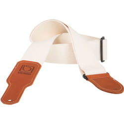 Roland BSC-20-NAT sangle et support pour instrument de musique Guitare Marron, Blanc Coton