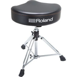 Roland RDT-SV Siège pour musiciens Tabouret pour musicien Chrome, Noir Siège rembourré