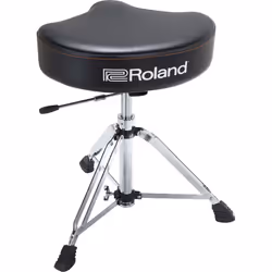 Roland RDT-SHV, Siège pour batteur, Noir, Chrome, Chrome, Acier, 508 - 635 mm, 3 pieds, 1 pièce(s)