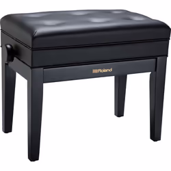 Roland RPB-400BK, Siège rembourré, Noir, Noir, Bois, 550 mm, 335 mm