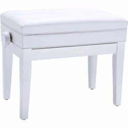 Roland RPB-400WH, Siège rembourré, Blanc, Blanc, Bois, 550 mm, 335 mm