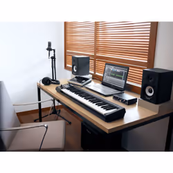 Roland A-49 clavier MIDI 49 touche(s) USB Noir, Blanc - Vue supplémentaire 4