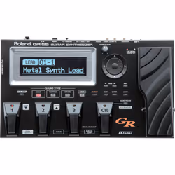 Roland GR-55GK-BK, Commutateur au pied/contrôleur, Choeur, Délai, Modulation, Réverbération, 24 bit, 44,1 kHz, Guitare, LCD