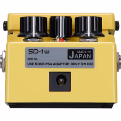 BOSS SD-1W pédale d'effets Pédale d'expression Jaune