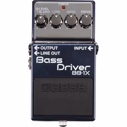 BOSS BB-1X, Pédale d'expression, Bleu, Noir, Guitare, -20 dB, 1000000 Ohm, 1000 Ohm