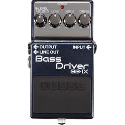 BOSS BB-1X pédale d'effets Pédale d'expression Bleu, Noir