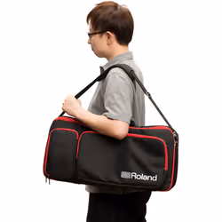 Roland CB-JDXi Noir, Rouge Étui pour clavier MIDI Sac à bandoulière - Vue supplémentaire 4