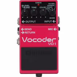 BOSS VO-1, Pédale d'expression, Noir, Rouge, Guitare, -20 dB, 1000000 Ohm, 1000 Ohm