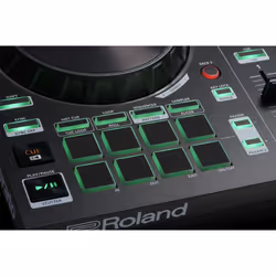 Roland DJ-202 contrôleur DJ Graveur DVS (Digital Vinyl System) 2 canaux Noir - Vue supplémentaire 8