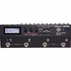 BOSS MS-3, Délai, Boucleur, 24 bit, Noir, Avec fil, LCD, CC