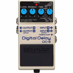 BOSS DD-8, Pédale d'expression, Beige, Guitare, -20/0 dB, -20 dB, 1000000 Ohm