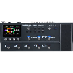 BOSS GX-100 pédale d'effets Pédale d'expression Noir, Bleu