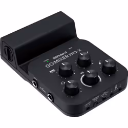 Roland GO:MIXER PX table de mixage audio 11 canaux Noir, Blanc