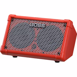 BOSS CUBE Street II, 16,5 cm (6.5"), 10 W, Avec fil, Rouge, -40 dB, Secteur, Batterie