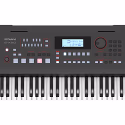 Roland E-X50 clavier MIDI 61 touche(s) USB/Bluetooth Noir - Vue supplémentaire 11
