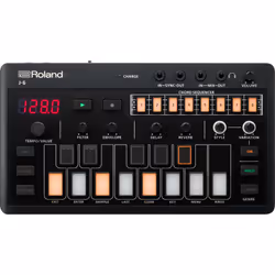 Roland J-6, Synthétiseur digital, Délai, Réverbération, Noir, LED, Batterie, USB, 5 V